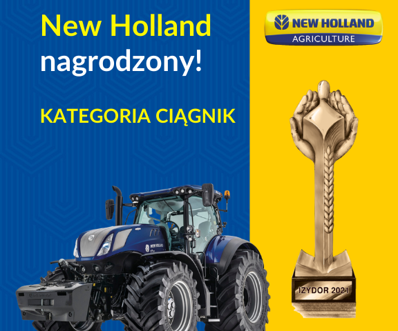 New Holland ciagniki maszyny rolnicze Izydor